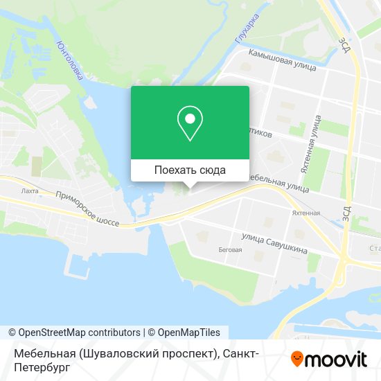 Карта Мебельная (Шуваловский проспект)