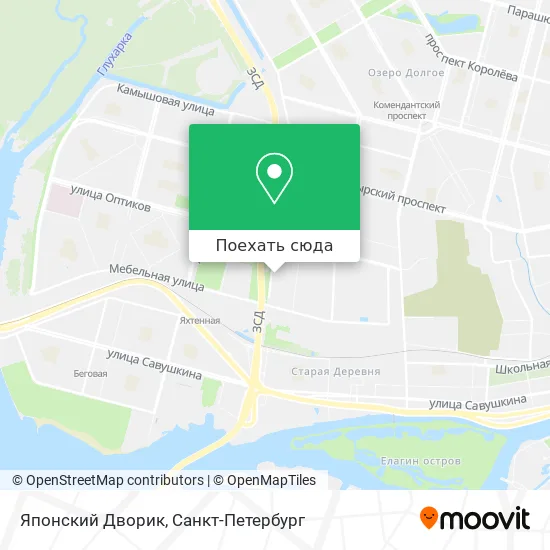 Карта Японский Дворик