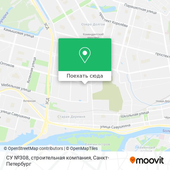 Карта СУ №308, строительная компания