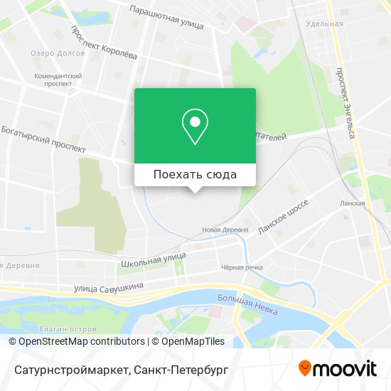 Карта Сатурнстроймаркет