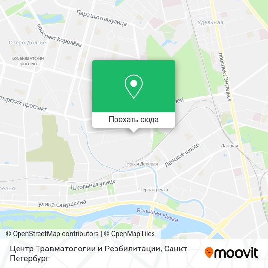 Карта Центр Травматологии и Реабилитации