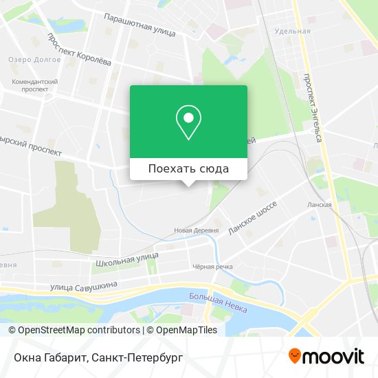 Карта Окна Габарит