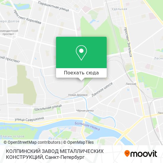 Карта КОЛПИНСКИЙ ЗАВОД МЕТАЛЛИЧЕСКИХ КОНСТРУКЦИЙ