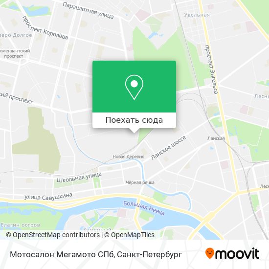 Карта Мотосалон Мегамото СПб