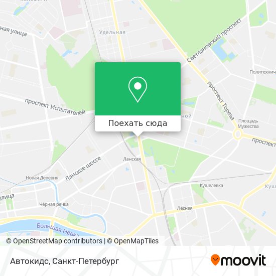 Карта Автокидс