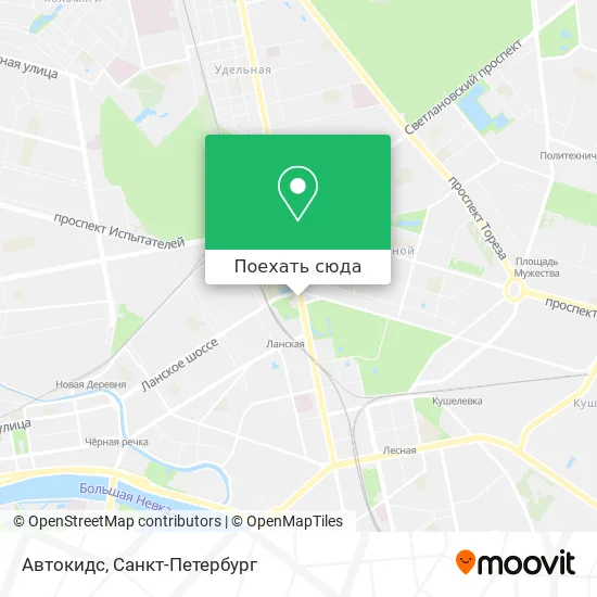 Карта Автокидс
