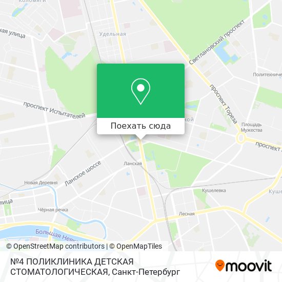 Карта №4 ПОЛИКЛИНИКА ДЕТСКАЯ СТОМАТОЛОГИЧЕСКАЯ