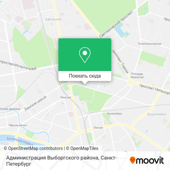 Карта Администрация Выборгского района