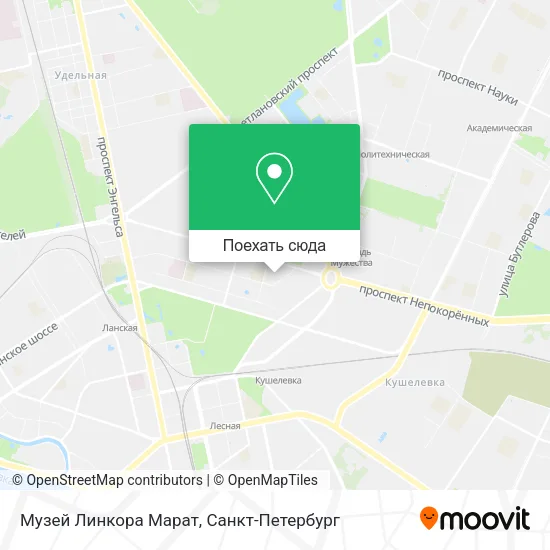 Карта Музей Линкора Марат