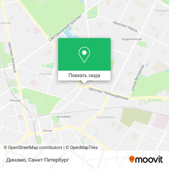 Карта Динамо