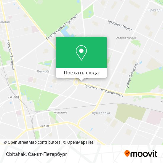 Карта Cbitahak