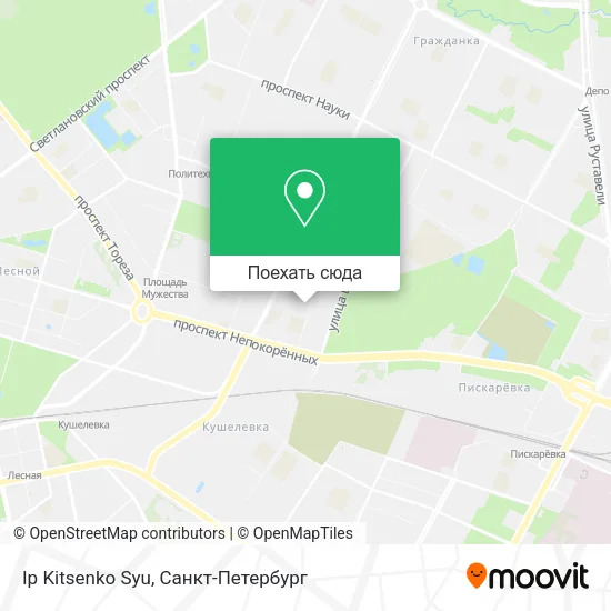 Карта Ip Kitsenko Syu