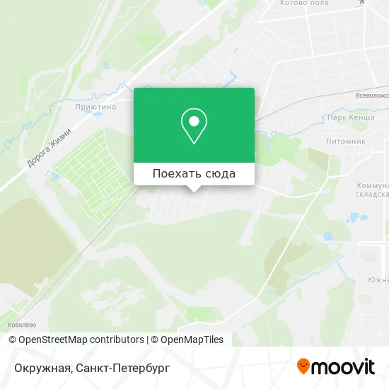 Карта Окружная