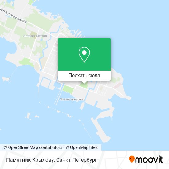 Карта Памятник Крылову