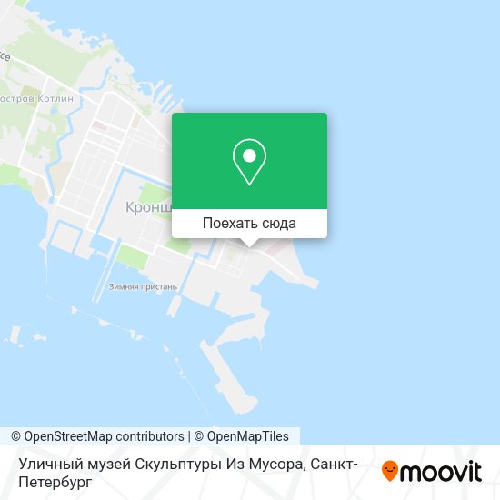 Карта Уличный музей Скульптуры Из Мусора
