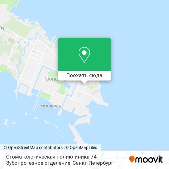 Карта Стоматологическая поликлиника 74 Зубопротезное отделение