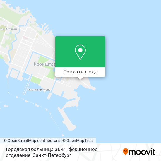 Карта Городская больница 36-Инфекционное отделение