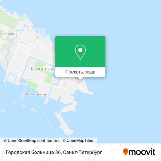 Карта Городская больница 36
