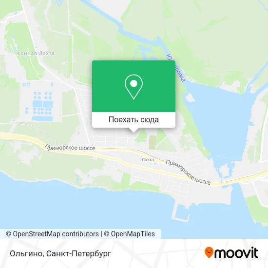 Карта Ольгино