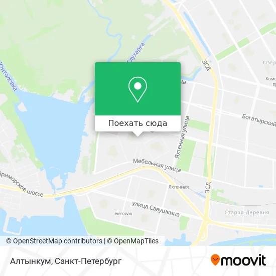 Карта Алтынкум