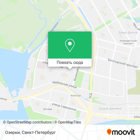 Карта Озерки