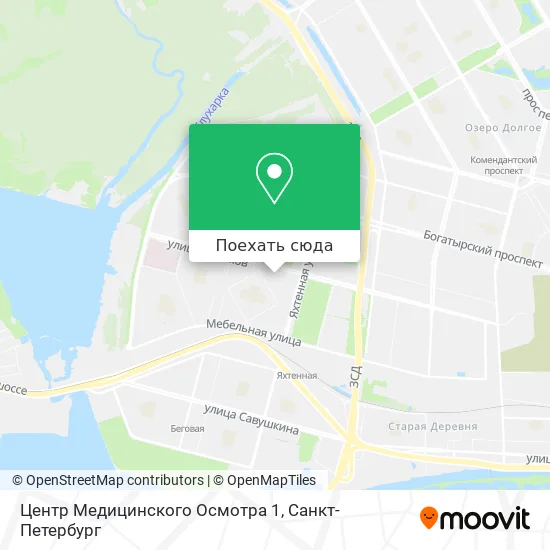 Карта Центр Медицинского Осмотра 1