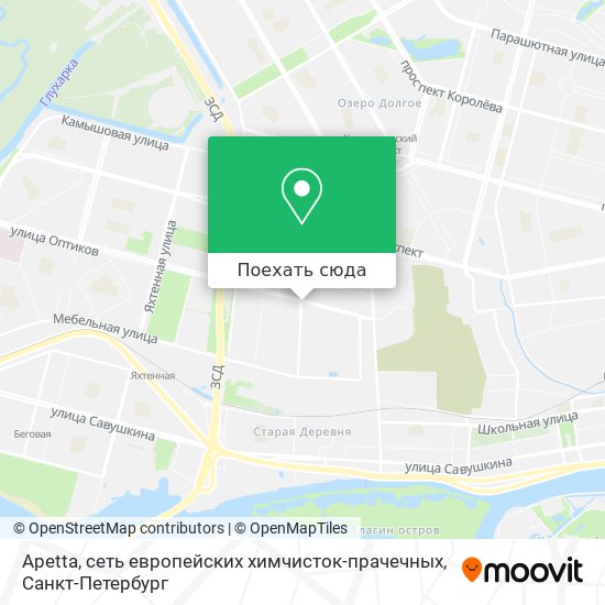 Карта Apetta, сеть европейских химчисток-прачечных