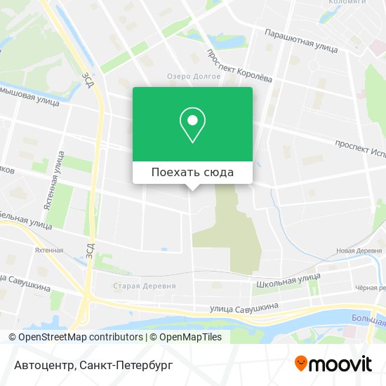 Карта Автоцентр