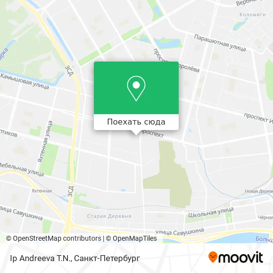 Карта Ip Andreeva T.N.