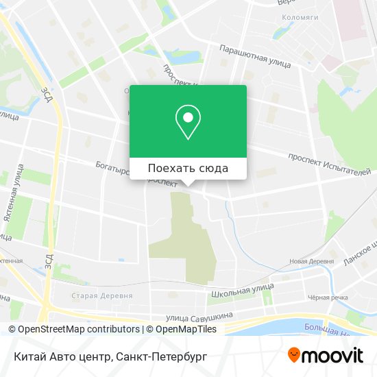 Карта Китай Авто центр