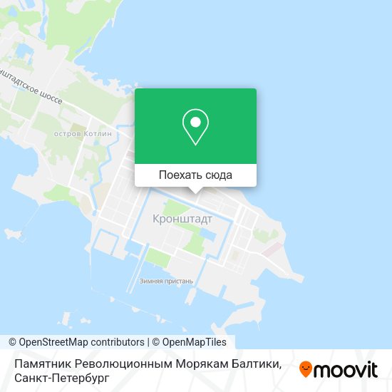 Карта Памятник Революционным Морякам Балтики