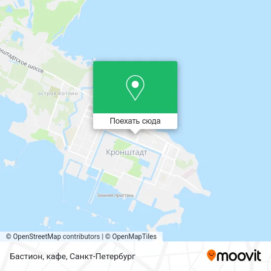 Карта Бастион, кафе