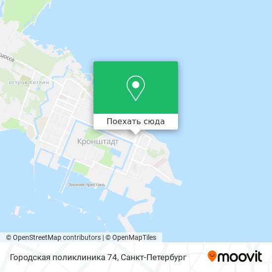 Карта Городская поликлиника 74