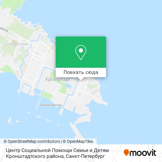 Карта Центр Социальной Помощи Семье и Детям Кронштадтского района
