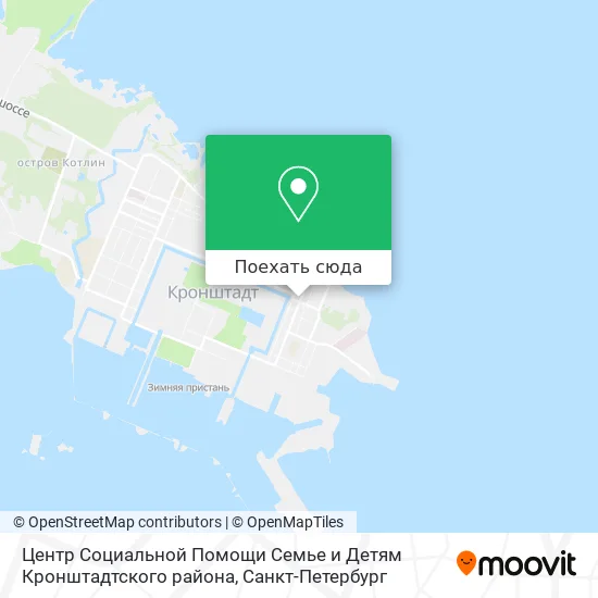 Карта Центр Социальной Помощи Семье и Детям Кронштадтского района