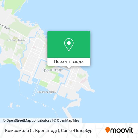 Карта Комсомола (г. Кронштадт)