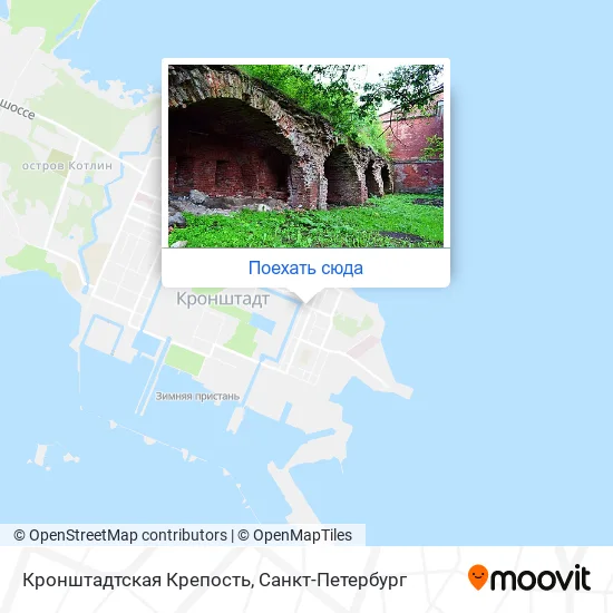 Карта Кронштадтская Крепость