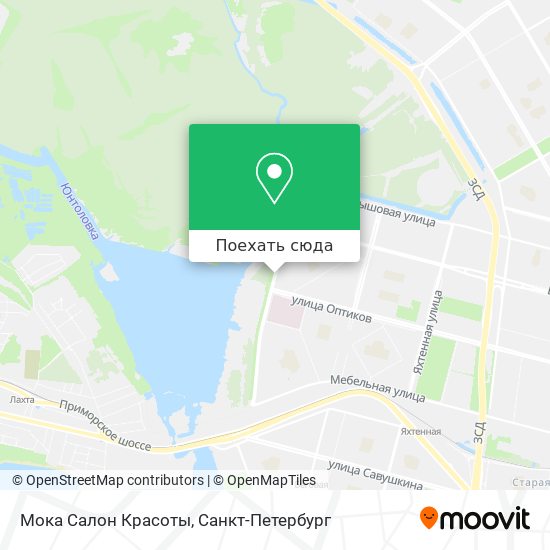 Карта Мока Салон Красоты
