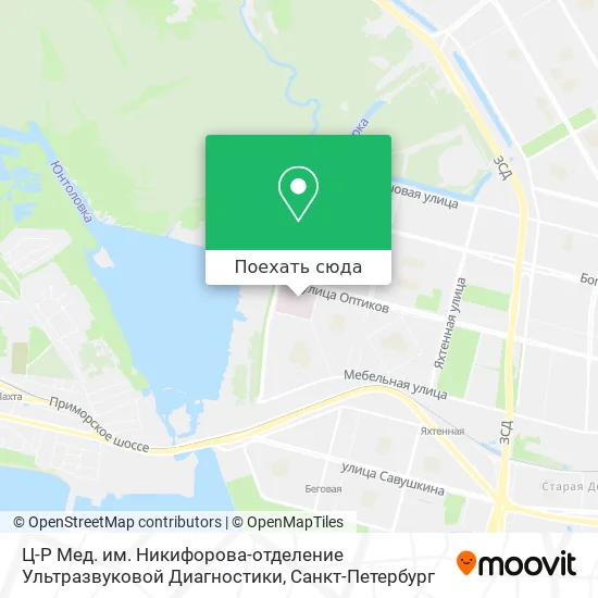 Карта Ц-Р Мед. им. Никифорова-отделение Ультразвуковой Диагностики