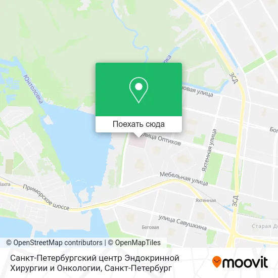 Карта Санкт-Петербургский центр Эндокринной Хирургии и Онкологии