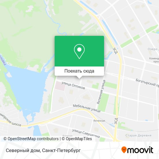 Карта Северный дом
