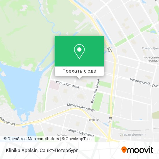 Карта Klinika Apelsin