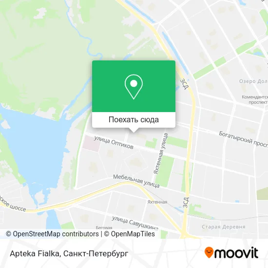 Карта Apteka Fialka