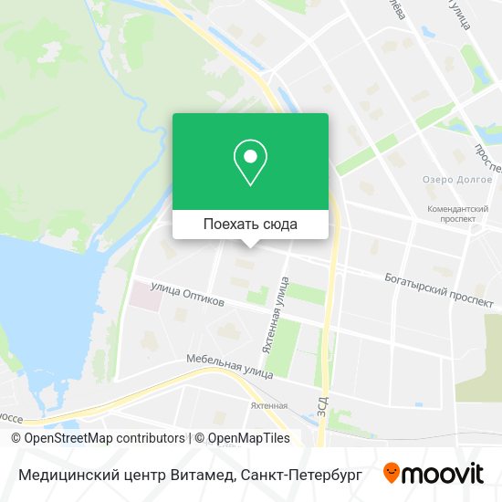Карта Медицинский центр Витамед