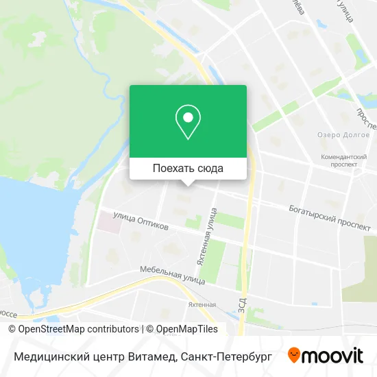 Карта Медицинский центр Витамед