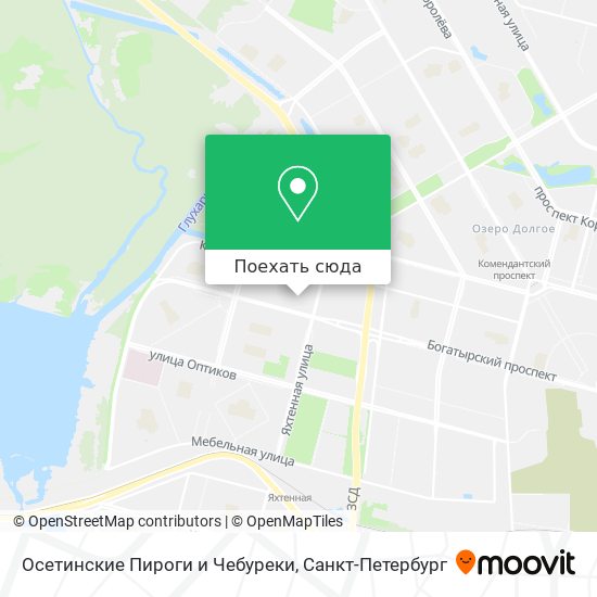 Карта Осетинские Пироги и Чебуреки