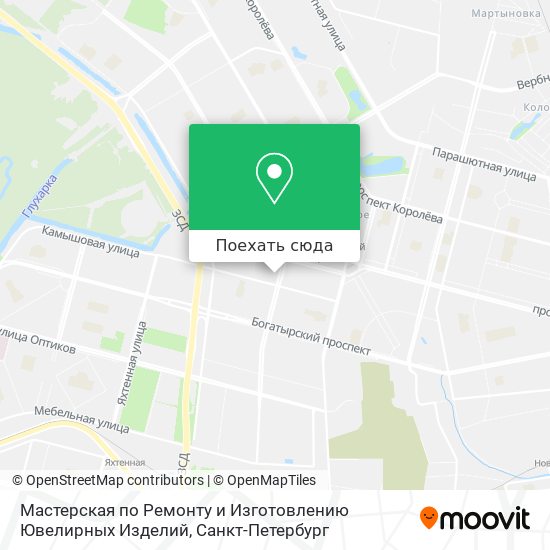 Карта Мастерская по Ремонту и Изготовлению Ювелирных Изделий
