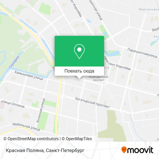 Карта Красная Поляна