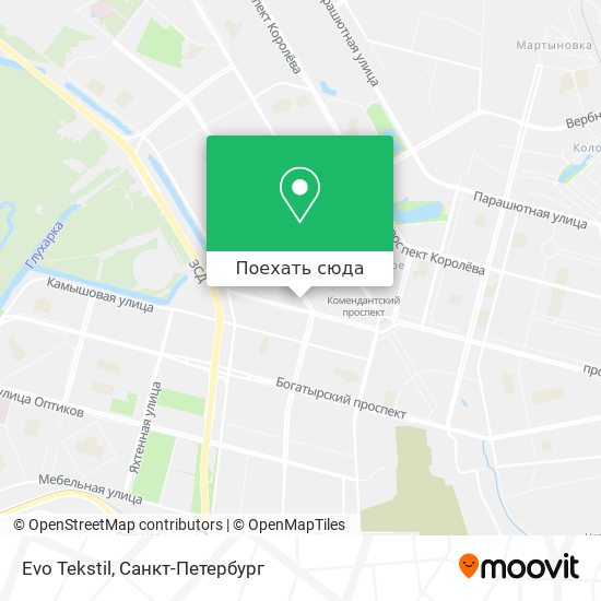 Карта Evo Tekstil