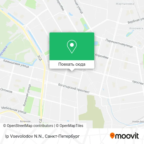 Карта Ip Vsevolodov N.N.